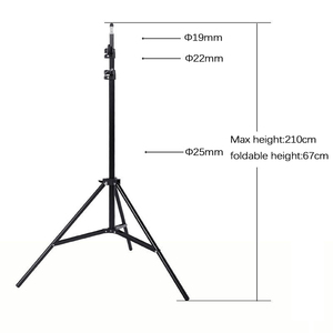 Trípode Profesional de Aluminio Fantai, Gran Oferta, 2.1 m, con Capacidad de Carga de 5 kg, <span class=keywords><strong>para</strong></span> Fotografía, Anillo de Luz y Teléfono, Paquete de Regalo - Product Image 3