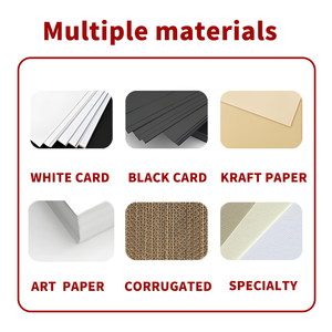 Wenwei nhà sản xuất cao cấp tái sử dụng hộp giấy sóng hai mặt màu in Váy dập nóng bán buôn - Product Image 6