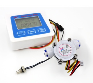 Máy Đo Cảm Biến Lưu Lượng Nước PE 1/4 '', Máy Đo Lưu Lượng Truy Cập Phạm Vi Dòng Chảy 0.1-9999.99L DC5V Máy Đo Nước Kỹ Thuật Số Di Động LCD-S + S402B - Product Image 1