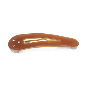 Pinces à <span class=keywords><strong>cheveux</strong></span> classiques en métal, 2.5 pouces, en acétate, à pression, incrustation de <span class=keywords><strong>strass</strong></span>, épingles à <span class=keywords><strong>cheveux</strong></span> pour <span class=keywords><strong>cheveux</strong></span> épais - Product Image 6