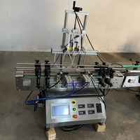 Petite machine de remplissage de bouteilles liquides, machine de bouchage et d'étiquetage, machine de remplissage de bouteilles de savon, de sauce, de jus, de parfum, d'eau, presse-bouchons