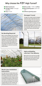 <span class=keywords><strong>Serre</strong></span> agricole à cadre métallique avec structure en aluminium et système de contrôle intelligent - Product Image 2