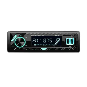 Universal 1din Car Stereo Cassette Audio 2USB lettore musicale Mp3 Radio nera AUX lettore vivavoce per auto 5002