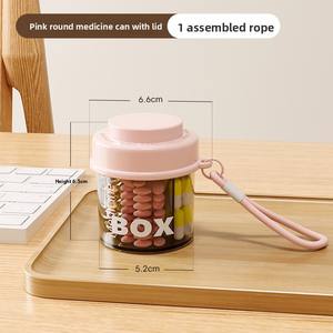 Best-seller Boîte à pharmacie en plastique portable avec compartiments Mini stockage de voyage multifonctionnel Cross-Border Hit - Product Image 6