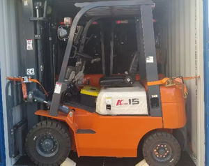 Chariot élévateur à fourche à essence CPQD15 de 1,5 tonne, hauteur de levage de 3 m, chariot élévateur contrepoids pour la manutention des matériaux en entrepôt - Product Image 3