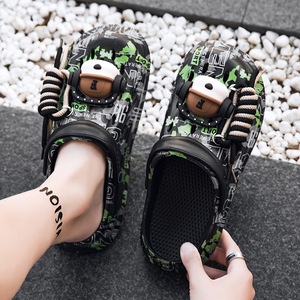 Zoccoli Personalizzati in EVA Stampati Breezestep per Uomo e Donna |   <span class=keywords><strong>Ciabatte</strong></span> <span class=keywords><strong>da</strong></span> Giardino con Suola Spessa Morbida Antiscivolo ad Asciugatura Rapida con Charm Cartoon - Product Image 4