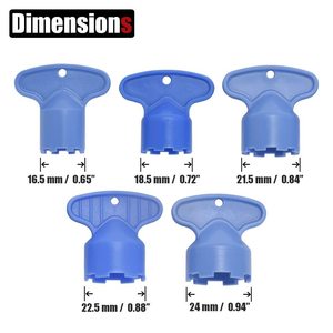 Galenpoo SH90018 Outil de réparation d'aérateur de robinet avec aérateur de robinet de différentes dimensions - Product Image 1