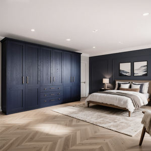 BALOM Armoire sur mesure moderne haut de gamme pour chambre à coucher, meuble de rangement modulaire en bois, placards et armoires intégrés - Product Image 6