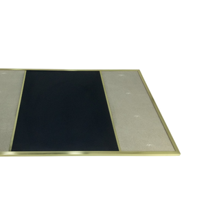 Secante rectangular de shagreen de imitación directo de fábrica en colores carbón, negro, gris claro, Turquesa - Product Image 4
