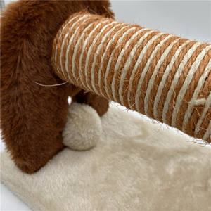 Besar interaktif kucing Scratcher Post Tower Sisal tali mendaki bingkai untuk rumah kucing hewan peliharaan gerakan mainan - Product Image 6