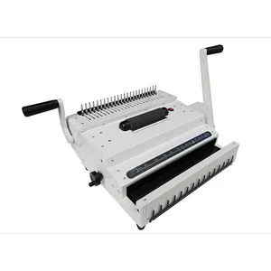 Hoge Kwaliteit B700cl Desktop Elektrische Hardcover Bookle F4 Kam Draad Spiraal Spoel Bindmachine 3 In 1 Close Machine Puncher