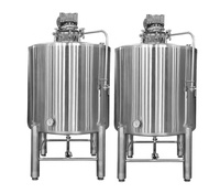1500 litres Réservoir de mélange de stockage de chauffage électrique/vapeur à enveloppe d'eau