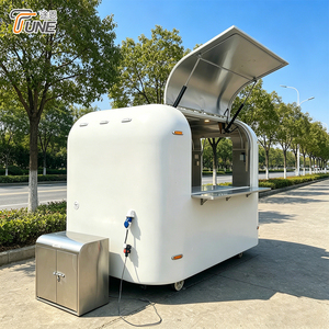 Foodtruck entièrement équipé, chariot de restauration rapide, remorque de restauration mobile avec cuisine complète - Product Image 1