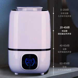 Humidificador Inteligente con Pantalla Digital de 2.6-4.0L, Control Táctil, Uso en el Hogar y la Oficina, Funcionamiento Silencioso - Product Image 2