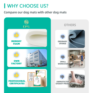 Wasserdichtes Weiches Flanell Großes Orthopädisches Wasserdichtes Luxus-Großes Memory-Schaum Hundebett mit Rutschfestem Boden - Product Image 5