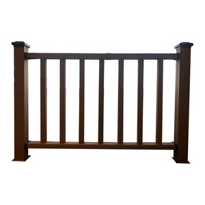 Blanc USA Style <span class=keywords><strong>Jardin</strong></span> Villa École Ferme Extérieur WPC Rampe Composite Main Courante Poutre Poteau <span class=keywords><strong>Bois</strong></span> Plastique Balustrades - Product Image 3