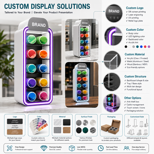 Exhibidor de Acrílico Personalizado con Luces LED para Snus y Bolsitas de Nicotina, para Mostrador de Tiendas de Tabaco - Product Image 4