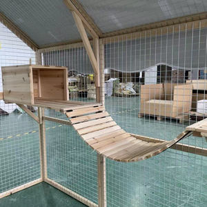 Casetta per Gatti in Legno Extra Large da Esterno con Recinto - Product Image 6