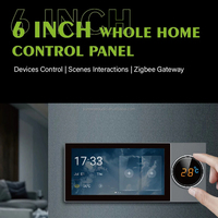 Panel de Control Inteligente Multifunción Tuya de 6 Pulgadas con Zigbee Hub Gateway, Control por Voz Alexa, Pantalla Táctil, Interruptor de Control Central