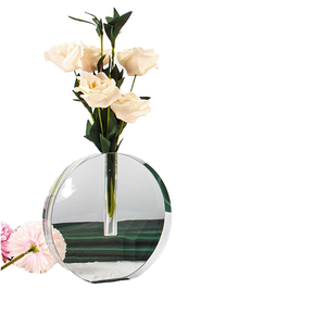 Florero de Cristal Moderno de Alta Calidad, Hecho a Mano, Ecológico, para Decoración de Interiores, Sala de Estar, Escritorio - Product Image 4