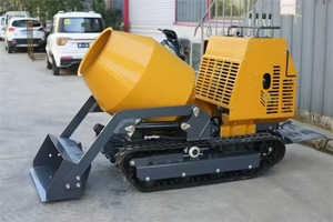Mini Crawler theo dõi Dumper xi măng TRỘN BÊ TÔNG vữa trộn máy trộn xi măng với giá nhà máy - Product Image 3