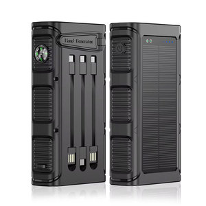 Banque d'alimentation solaire d'urgence <span class=keywords><strong>pour</strong></span> l'extérieur, <span class=keywords><strong>dynamo</strong></span> manuelle <span class=keywords><strong>portable</strong></span>, chargeur USB à manivelle, banque d'alimentation - Product Image 6