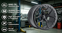 Jantes HZH Custom RM150 forgées Beadlock 5x114.3/115/120mm 16/17/18/20 pouces légères neuves avec garantie de 3 ans