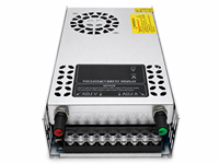 Tension et courant réglables SMPS avec affichage à l'écran DC12V 480W 600W La puissance réduit AC à DC pour la surveillance de la sécurité Écran LCD