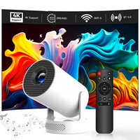 Mini projecteur intelligent HY300 2026 professionnel Android 11.0 4K HD de poche pour cinéma maison et entreprise avec 1/8 Go de RAM, WiFi 6 et haut-parleurs