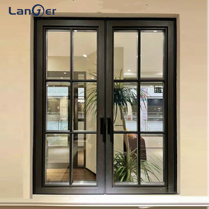 Fenêtre à <span class=keywords><strong>battant</strong></span> en alliage d'aluminium insonorisée et antivol, avec grille de protection, pour cuisine, style moderne français - Product Image 3