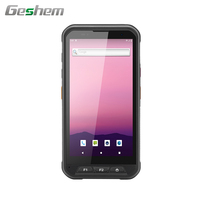Terminal de données mobile PDA Android 12 de 5,7 pouces avec lecteur RFID UHF MTK6765, lecteur de codes-barres portable, terminal de données IP67 en stock