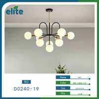 Lampadario Multi-luce di cristallo moderno per soggiorno interno sala da pranzo illuminazione 220V E26 alluminio acrilico piano in acciaio inossidabile - Product Image 1