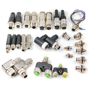 <span class=keywords><strong>M12</strong></span> <span class=keywords><strong>M8</strong></span> M16 cảm biến tín hiệu 4pin 5pin không thấm nước IP67 Cáp gắn bảng hàn gắn kết nối 3pin 6pin 8Pin - Product Image 3