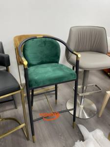 Tabouret de <span class=keywords><strong>bar</strong></span> de luxe en acier inoxydable Tabouret haut moderne Restaurant Comptoir chaise de <span class=keywords><strong>bar</strong></span> pour table de <span class=keywords><strong>bar</strong></span> - Product Image 5