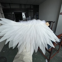 Ornement floral Ailes d'ange électriques, accessoire de bouquet pour la décoration de fêtes et événements de confession 520, vente en gros