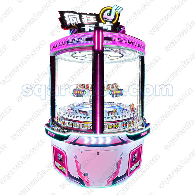 Indoor Ticket Redemption Crazy Card Machine Gift Toy Lottery Game Machine Arcade Coin Operated Games Vending Machine for Kids