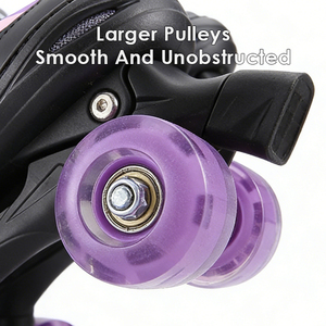 ZHOYA SPORT Patins à roulettes quad à bas prix, violet, 4 roues, patins Soy Luna pour enfants - Product Image 5