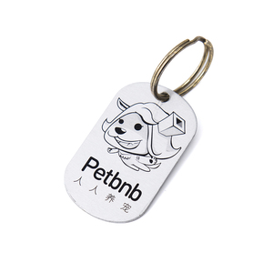 Medaglietta per cani in acciaio inossidabile con etichetta identificabile in metallo con stampa medaglia per cani - Product Image 2