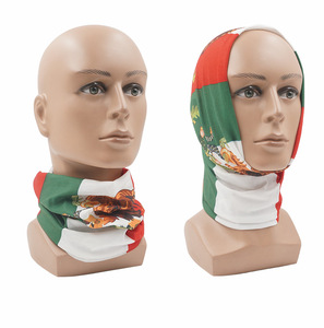 Masque Turban Magique Sans Couture Anti-Vent Anti-Poussière à Rayures en Polyester Protection Solaire pour Fans de Football États-Unis-Canada-Mexique 2026 - Product Image 5