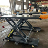 EVEJINGLI Élévateur à ciseaux mobile à hauteur moyenne 3500 kg, élévateur hydraulique portable pour voitures 110V 220V 380V pour garage et atelier domestique