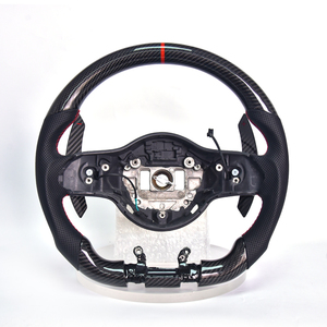 Volant sport en fibre de carbone pour <span class=keywords><strong>Mercedes</strong></span>-Benz AMG W126 S500/A180/ML350/GLS <span class=keywords><strong>350D</strong></span>/X166/GLK W118/S320 GLE CLA <span class=keywords><strong>CLS</strong></span> GLC Rouge - Product Image 1
