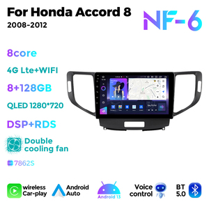 NaviFly NF Lecteur Radio de Voiture Écran Tactile Android le Plus Récent pour Honda <span class=keywords><strong>Accord</strong></span> 8 2008-2012 Prise en Charge de la Fenêtre Flottante - Product Image 4