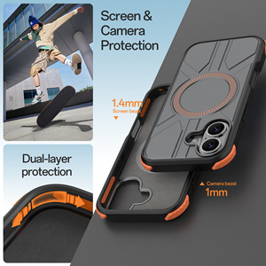 Funda magnética para teléfono Defender Armor para iPhone 17 Pro Max Heavy Duty a prueba de golpes resistente carga inalámbrica funda trasera para teléfono móvil - Product Image 6