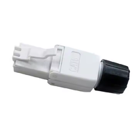 Connecteur RJ45 sans outil Cat6A UTP Enyoo/OEM en plastique 22/23/24 AWG, pièces télécom 8p8c pour câble 8 broches