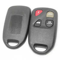 Carcasa de Repuesto para Llave de Coche con Control Remoto de 4 Botones, Funda para Llave de Coche con Entrada sin Llave