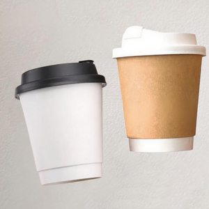 Custom Wholesale Double Walled Perfect Touch <strong>Hot</strong> Drinks White Insulated Disposable Cocoa <strong>Chocolate</strong> <strong>Hot</strong> <strong>Cups</strong> with Lids - Product Image 3