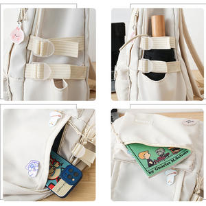 Haute qualité mode école sac à dos étudiant logo personnalisé style Campus étanche Nylon sac à dos sac université sacs pour les filles - Product Image 4