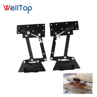 WELLTOP WT01-04 Accessoires de mobilier : Mécanisme de table basse relevable en métal avec vérin à gaz et charnière hydraulique