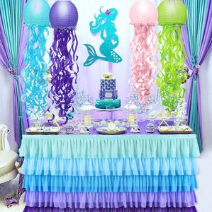 <span class=keywords><strong>Decoraciones</strong></span> de Fiesta de Sirenas, <span class=keywords><strong>Decoraciones</strong></span> de Cumpleaños, Pequeñas Linternas de Papel de Medusas para <span class=keywords><strong>Decoraciones</strong></span> de Fiesta Bajo el Mar - Product Image 3