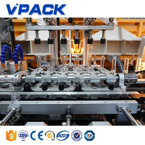 Vpack 2023 New Version 6-Cavity PET Plastic Water Bottle Blow Moulding Machine/Automatic 9000BPH Servo Drive Bottle Blower